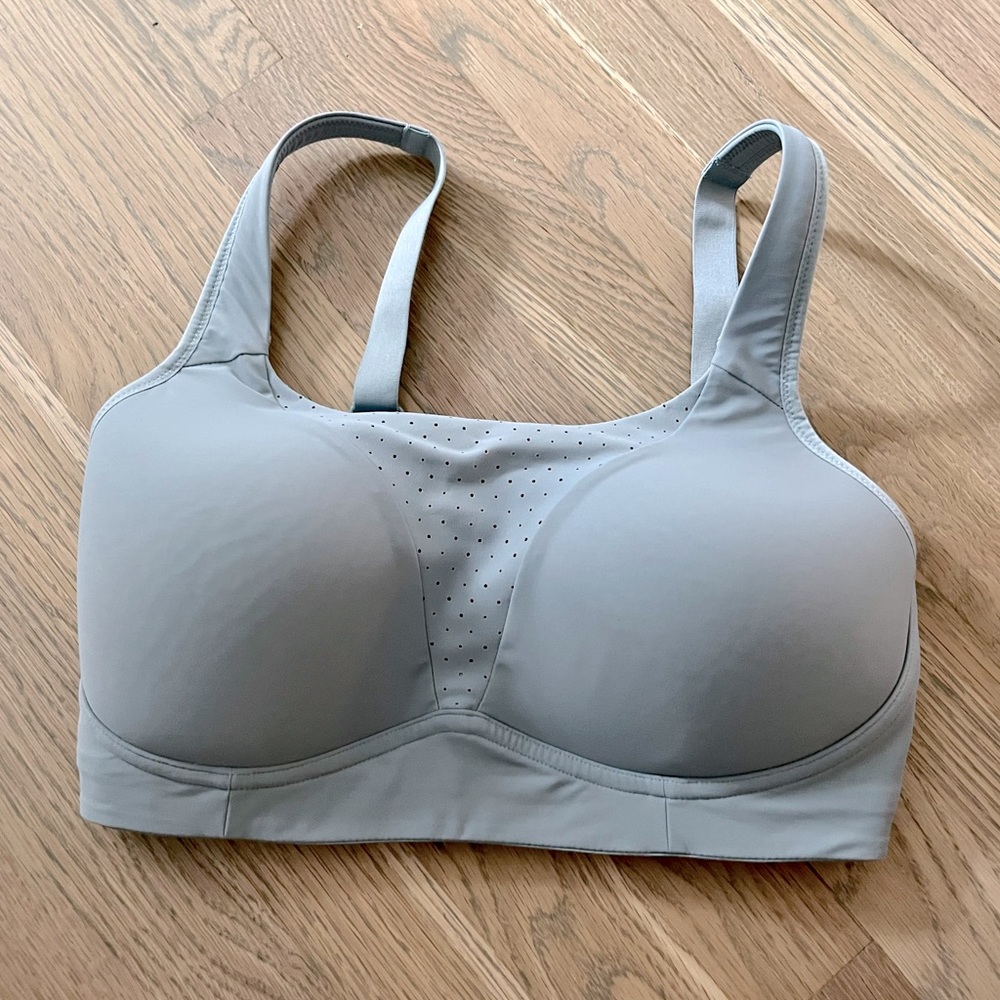 Lululemon RUN TIMES BRA *HIGH SUPPORT, B-E CUPS. Color: Blue Cast. Size: 32 E
